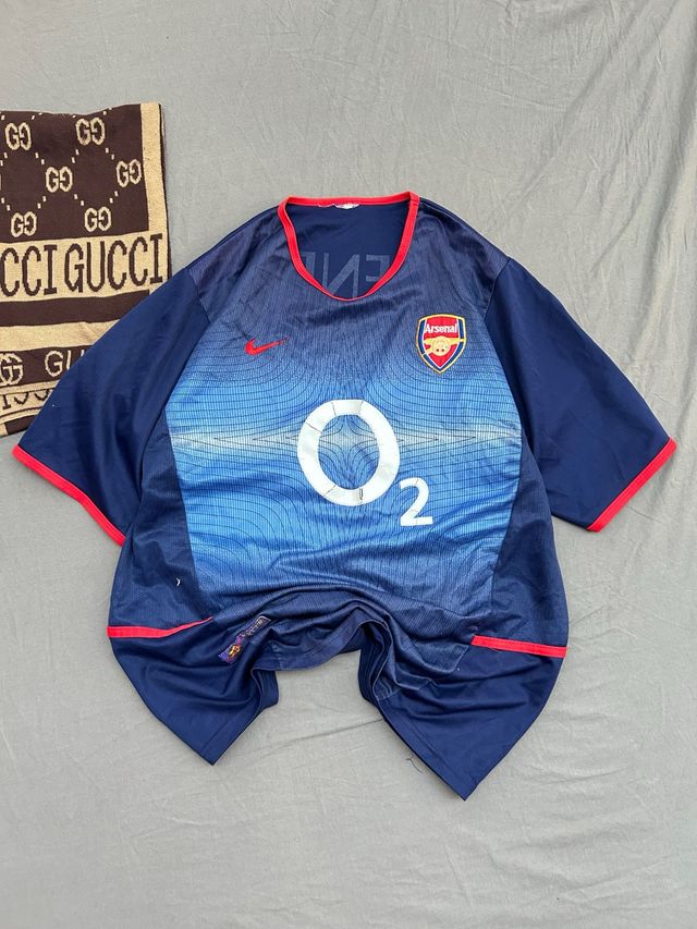 Camiseta Arsenal Thierry Henry Nike Azul Roja