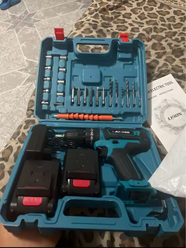 Taladro Inalámbrico LAISHID con Baterías