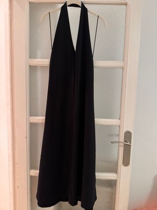 Vestido Halter Negro Zara