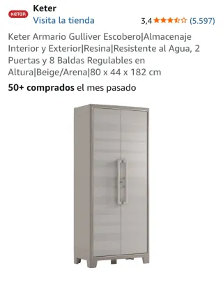 Armario Keter Gulliver Escobero