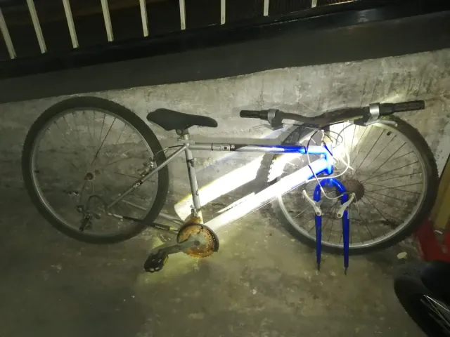 Bicicleta preparada para bikepacking