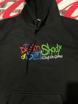 Felpa Eminem nera con stampa