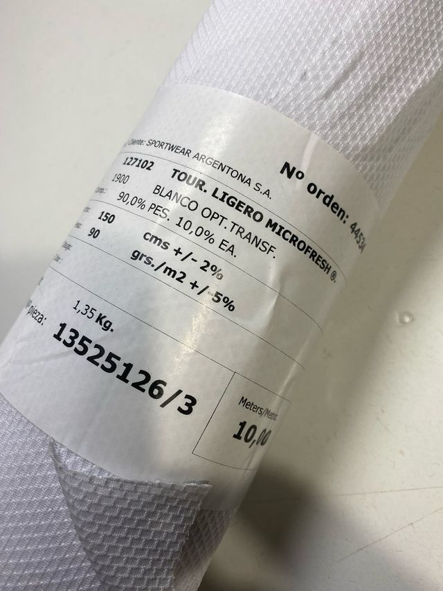 Lote Telas deportivas Sportwear Argentona