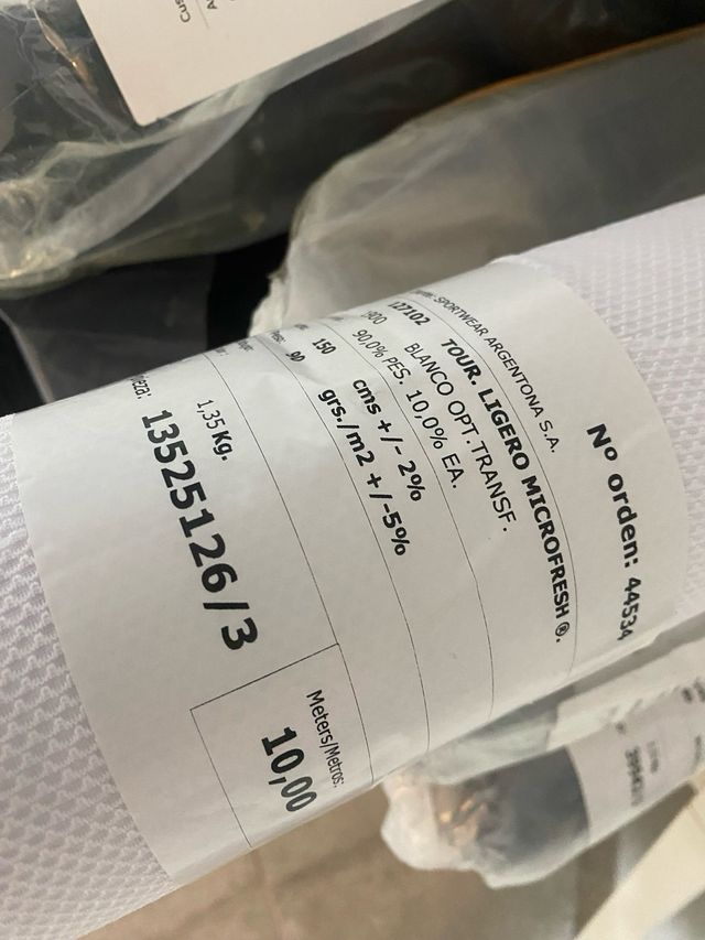 Lote Telas deportivas Sportwear Argentona