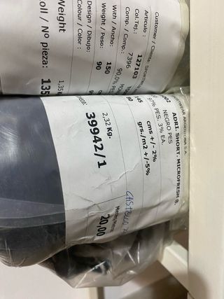 Lote Telas deportivas Sportwear Argentona