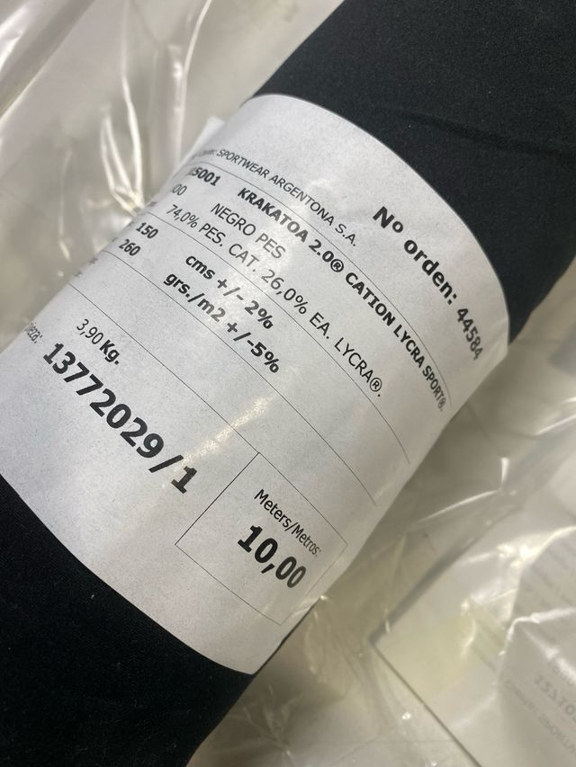 Lote Telas deportivas Sportwear Argentona