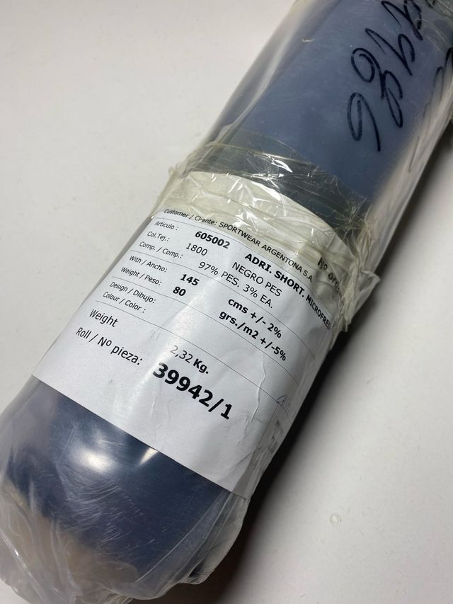 Lote Telas deportivas Sportwear Argentona