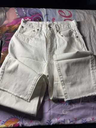 Tejano blanco Mango niña