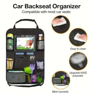 2 Organizadores Asiento Trasero Coche