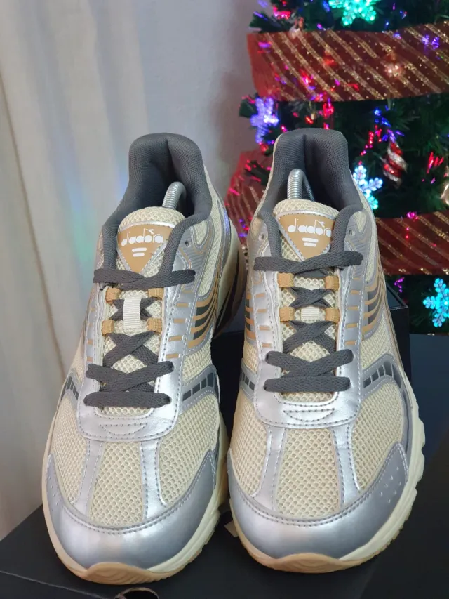 Zapatillas Diadora Sao-Ko 8 Beige/Plata