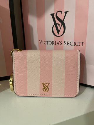Monedero Victoria's Secret Rayas Rosas