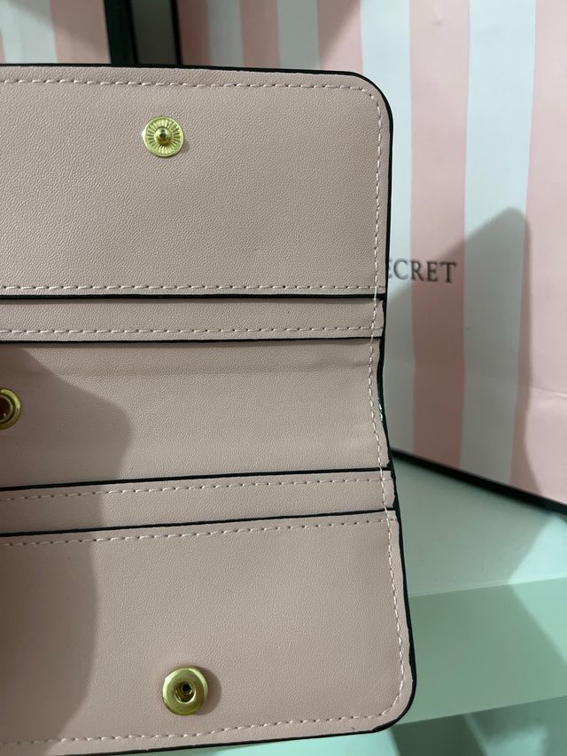 Monedero Victoria's Secret Rayas Rosas