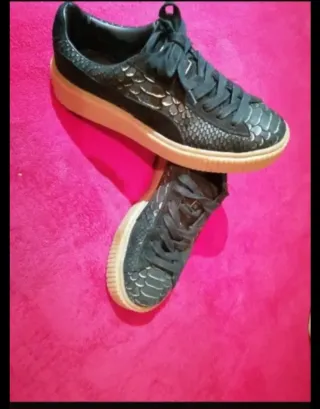 Zapatos Puma Mujer Negro/Plata