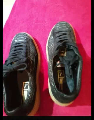 Zapatos Puma Mujer Negro/Plata
