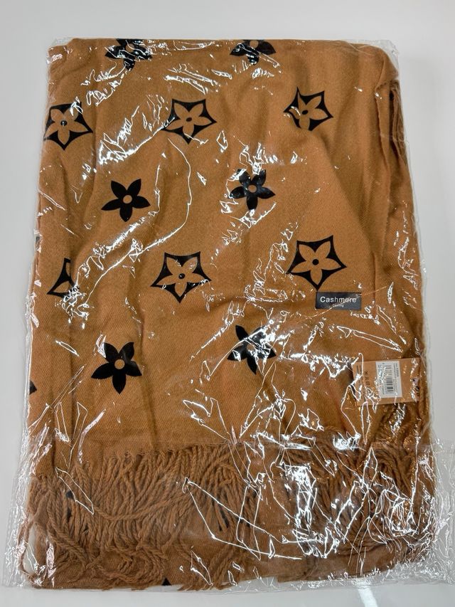 Set Invierno Bufanda Cachemira y Gorro Negro