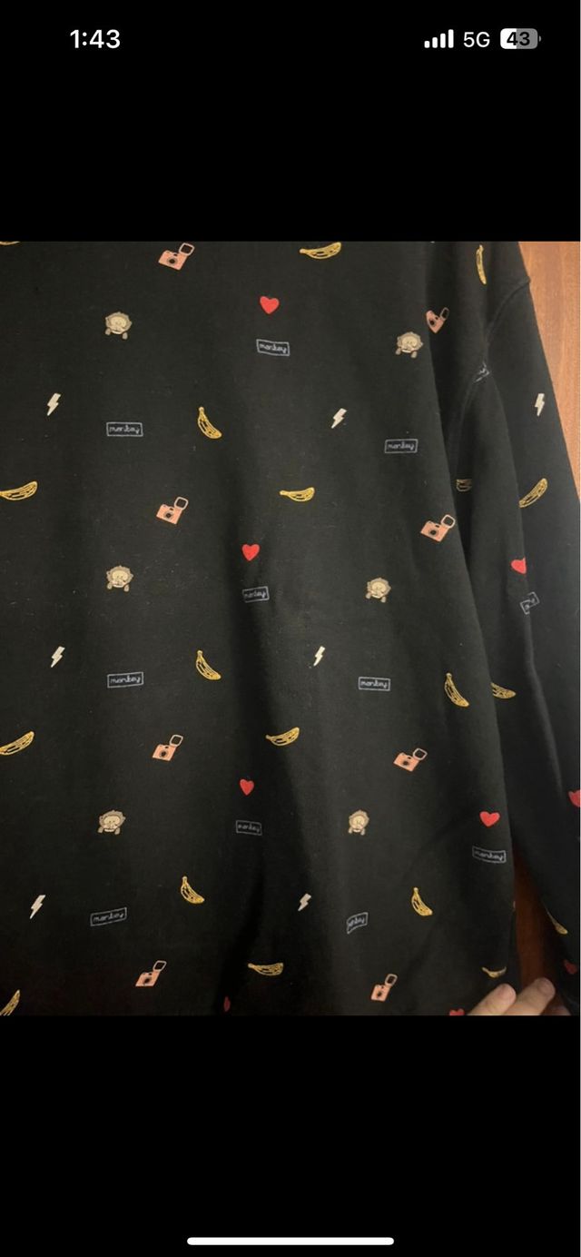 Sudadera Stradivarius estampada