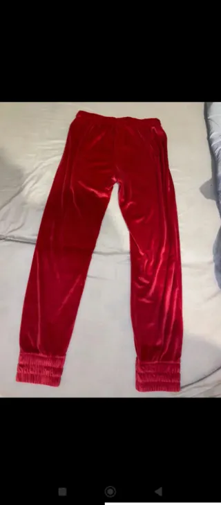 Tuta donna velluto rosso con cartellino Tg 44