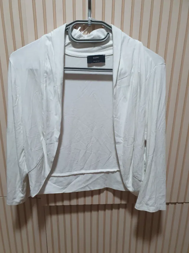 Bolero C&A Blanco Talla S