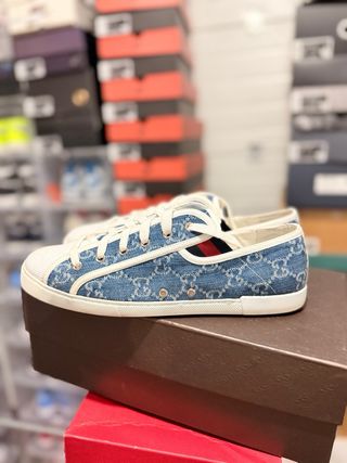 Zapatos Gucci GG denim