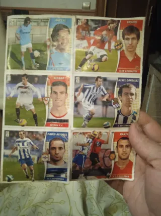 Colección cromos fútbol