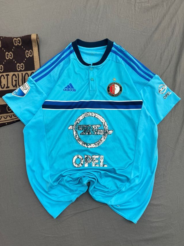 Camiseta Feyenoord Adidas Azul Talla M