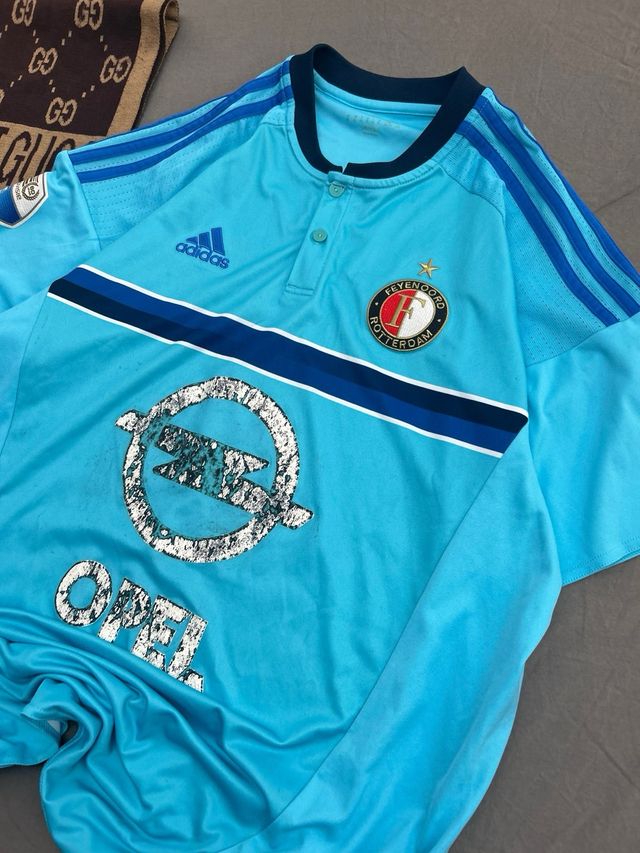 Camiseta Feyenoord Adidas Azul Talla M