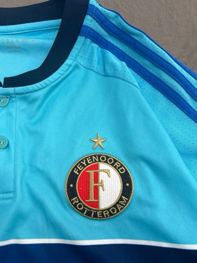 Camiseta Feyenoord Adidas Azul Talla M