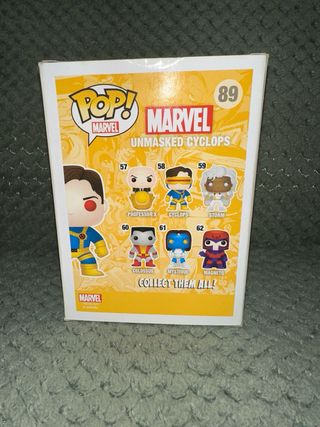 Funko Pop Marvel Unmasked Cyclops 89