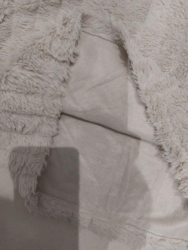 Jersey pelo beige/gris