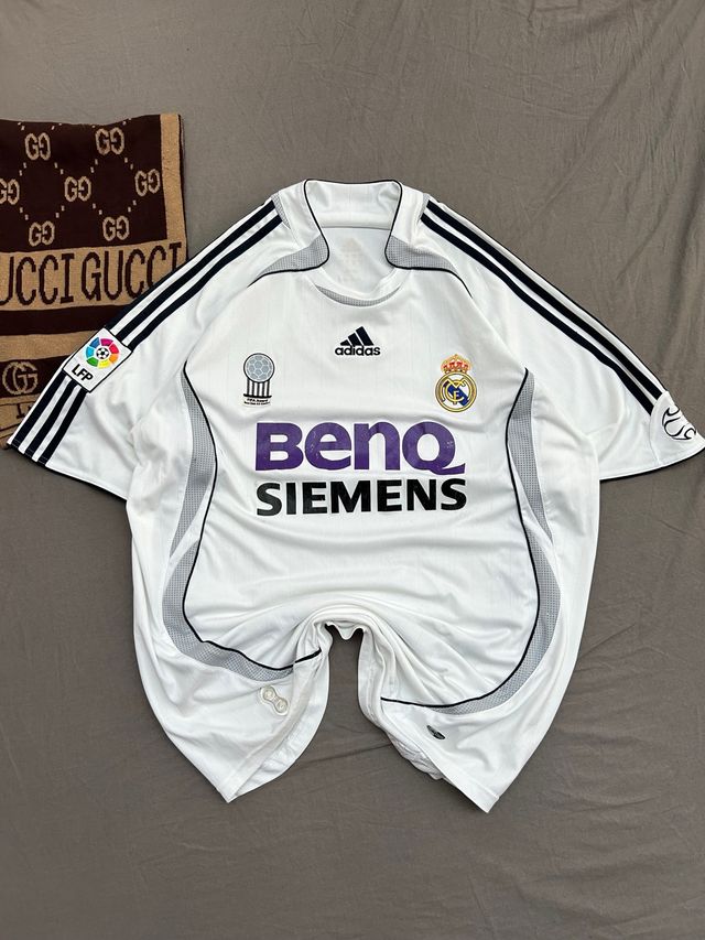 Camiseta Real Madrid BenQ Raúl #7 Vintage Adidas