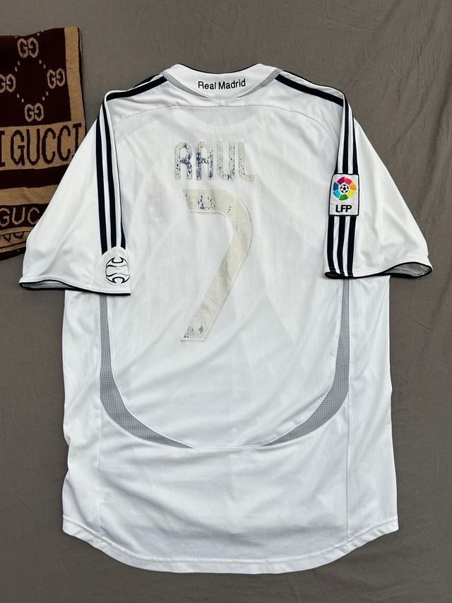 Camiseta Real Madrid BenQ Raúl #7 Vintage Adidas
