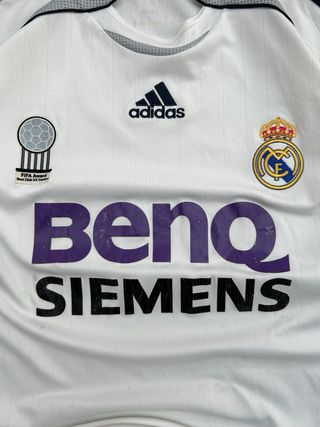 Camiseta Real Madrid BenQ Raúl #7 Vintage Adidas