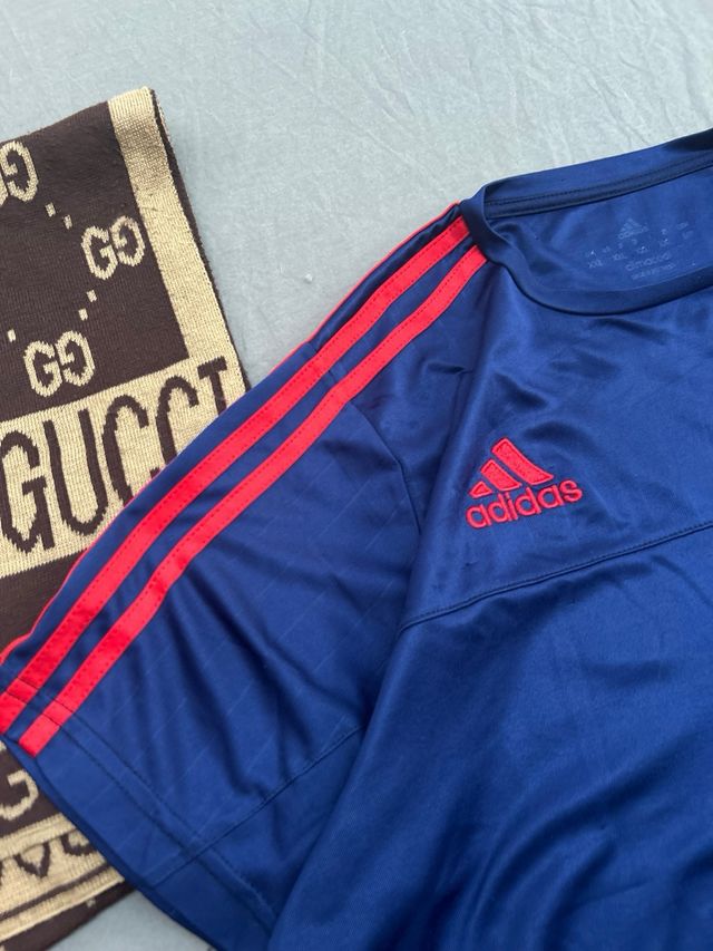 Camiseta Mánchester United Adidas Azul Roja