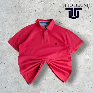 Polo hombre Titto Bluni Rojo. Talla M