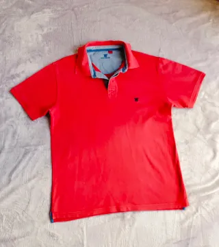 Polo hombre Titto Bluni Rojo. Talla M