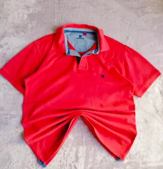 Polo hombre Titto Bluni Rojo. Talla M