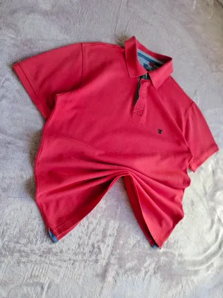Polo hombre Titto Bluni Rojo. Talla M