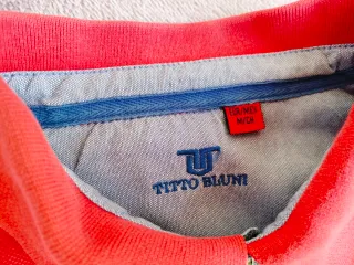 Polo hombre Titto Bluni Rojo. Talla M