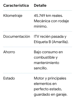 ⭐PEUGEOT 206+ DIESEL CON MUY BAJO KILOMETRAJE⭐