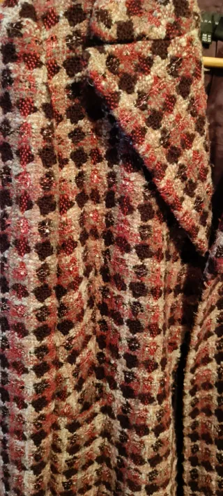 Abrigo Zara cuadros M