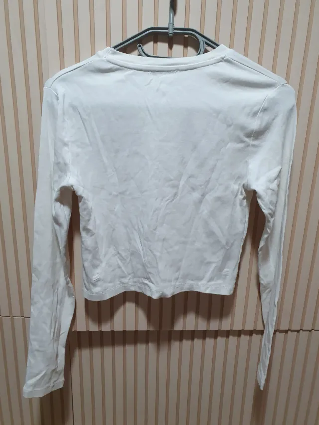 Camiseta top manga larga mujer T/S de Stradivarius