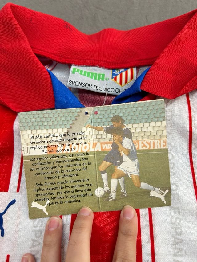 Camiseta Atleti Puma Marbella 1994/95 Santi Dénia