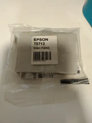 Cartucho Tinta Epson T0712 Cian (12ml)