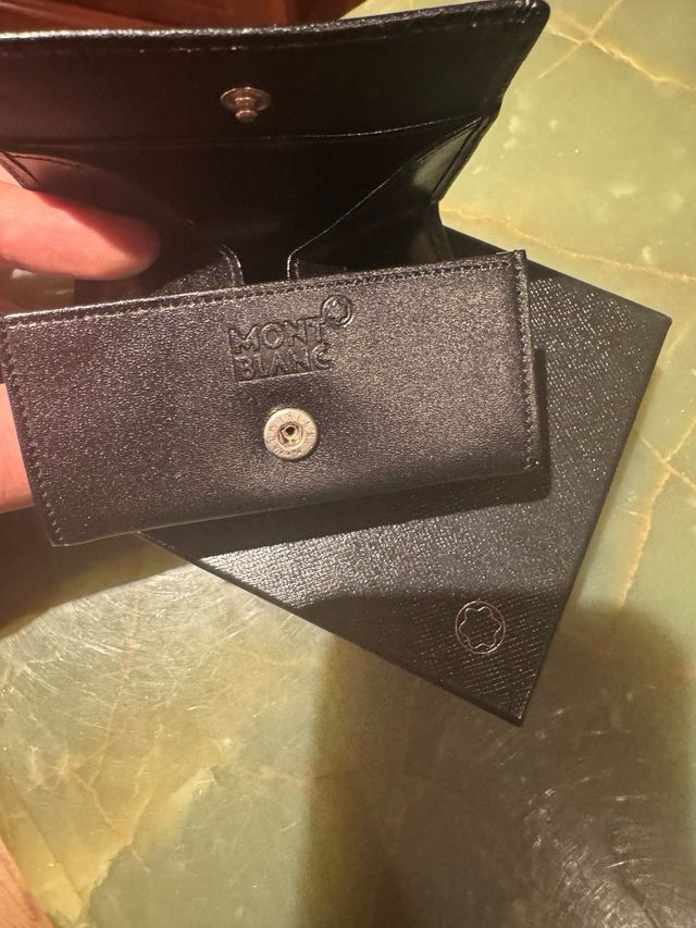 Portafoglio Montblanc Nero Nuovo con Scatola