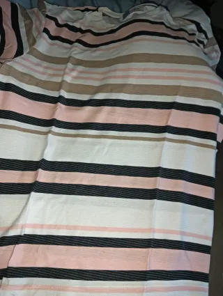 Camiseta de rayas multicolor