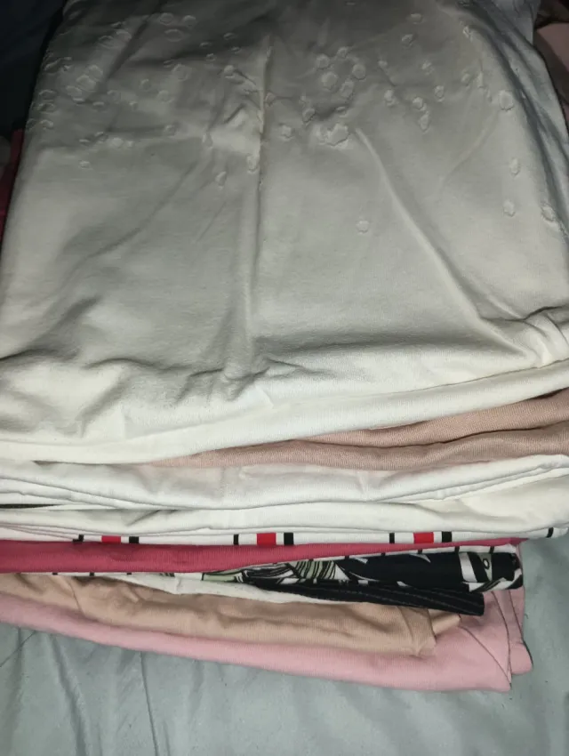 Camiseta de rayas multicolor