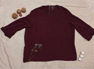 Blusa burdeos Primark