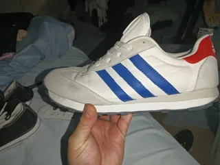 Adidas Zapatillas Blancas y Azules