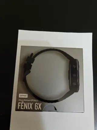 Garmin Fenix 6X Zafiro DLC Negro/ Gris carbón.