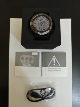 Garmin Fenix 6X Zafiro DLC Negro/ Gris carbón.